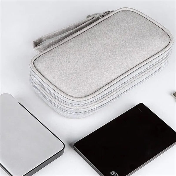Travel Electronic Organizer Bag Cable Storage Pouch