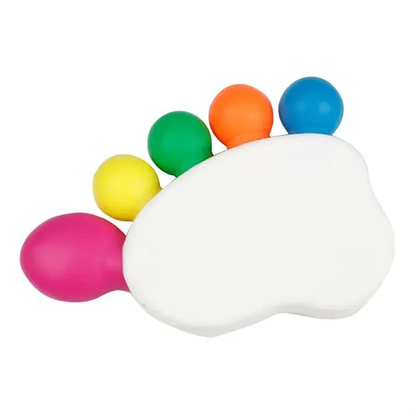 5 Colors Foot Shaped Plastic Highlighter Portable Marker Pen
