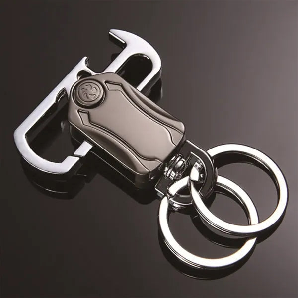 Zinc Alloy Bottle Opener with Key Chain