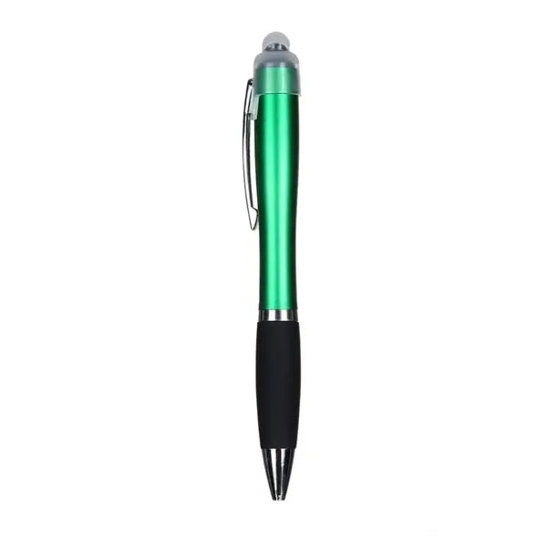 Printed Light-Up Logo Stylus Twist Pen-Laser Engraved