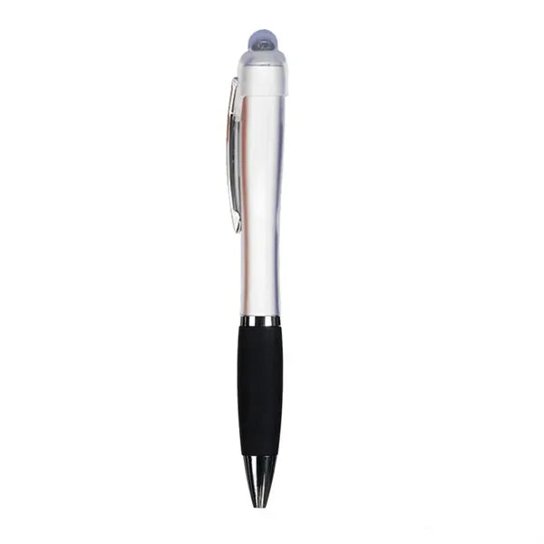 Printed Light-Up Logo Stylus Twist Pen-Laser Engraved