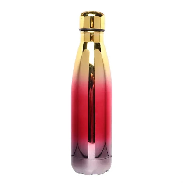 Stainless Steel Colorful Gradient Cola Shape Water Bottle