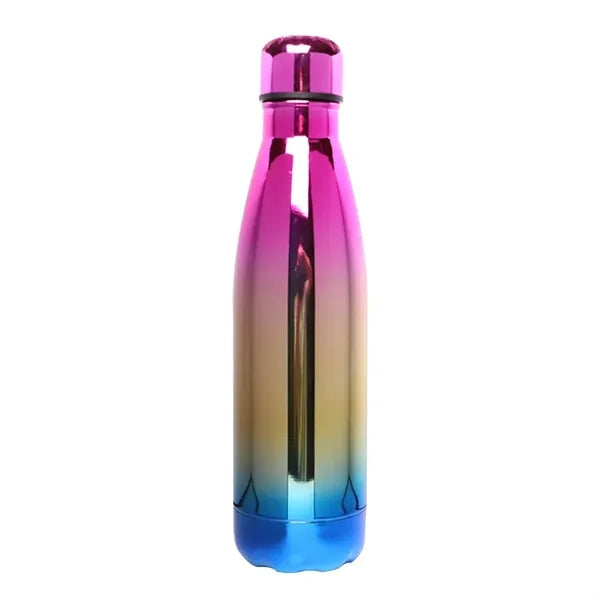 Stainless Steel Colorful Gradient Cola Shape Water Bottle