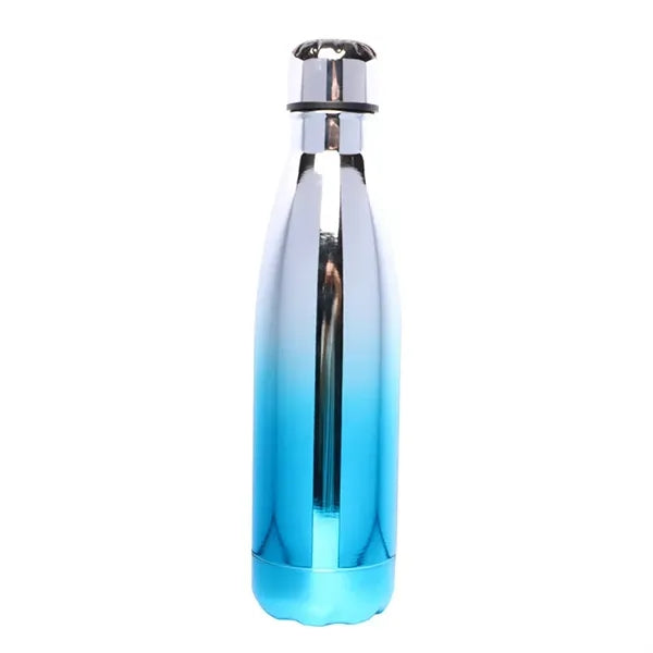 Stainless Steel Colorful Gradient Cola Shape Water Bottle
