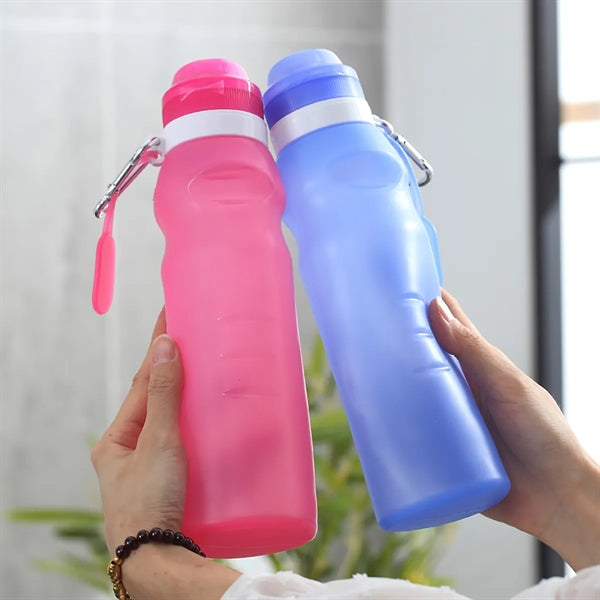 Collapsible Water Bottle 600Ml Food Grade Silicone