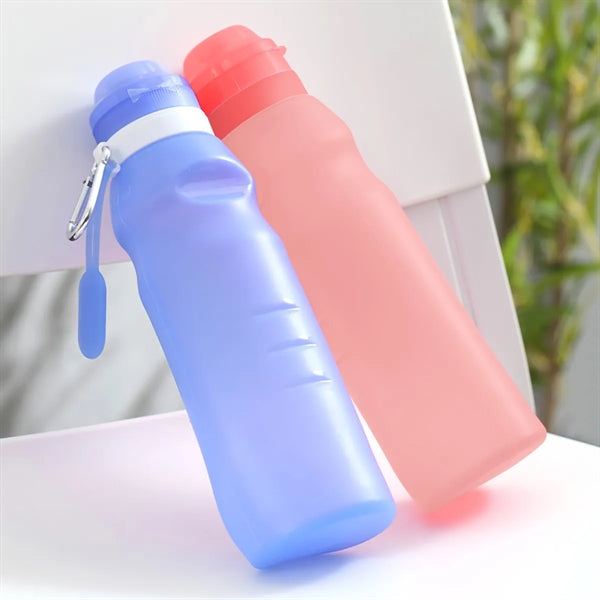Collapsible Water Bottle 600Ml Food Grade Silicone
