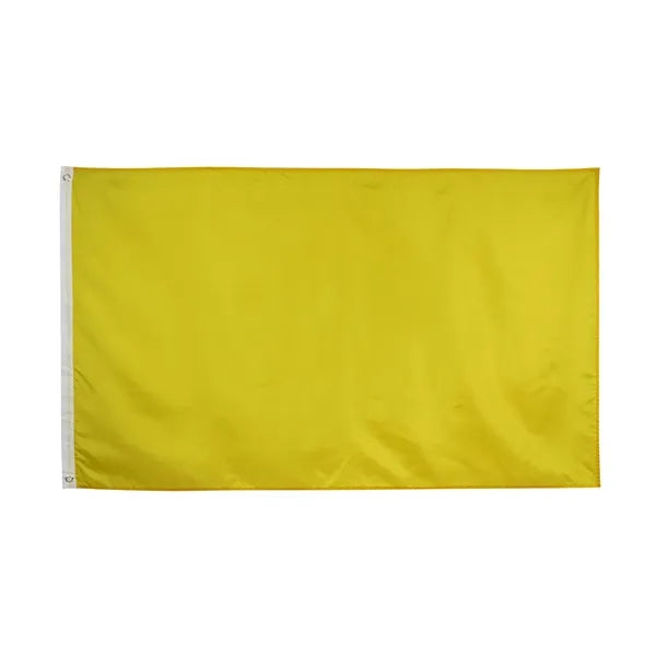 Solid Color Beach Safety Flag - 3'x5', Single Ply