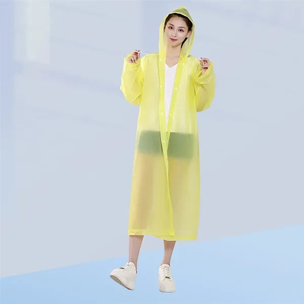Children's EVA Raincoat with Elastic Cuffs