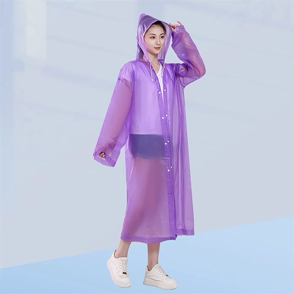 Children's EVA Raincoat with Elastic Cuffs