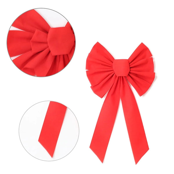 Red Velvet Christmas Bow