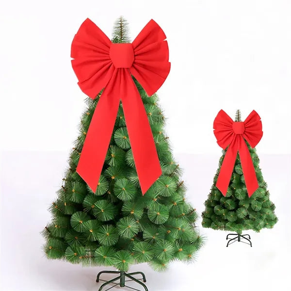 Red Velvet Christmas Bow
