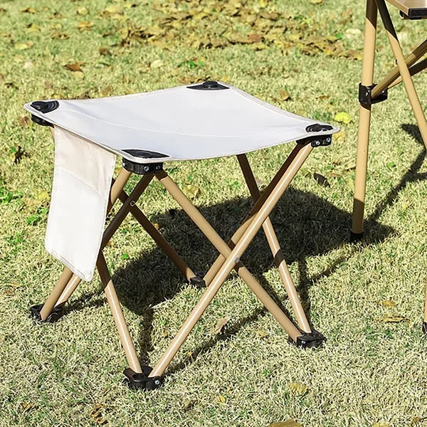 Portable Folding Stool With Storage Bag