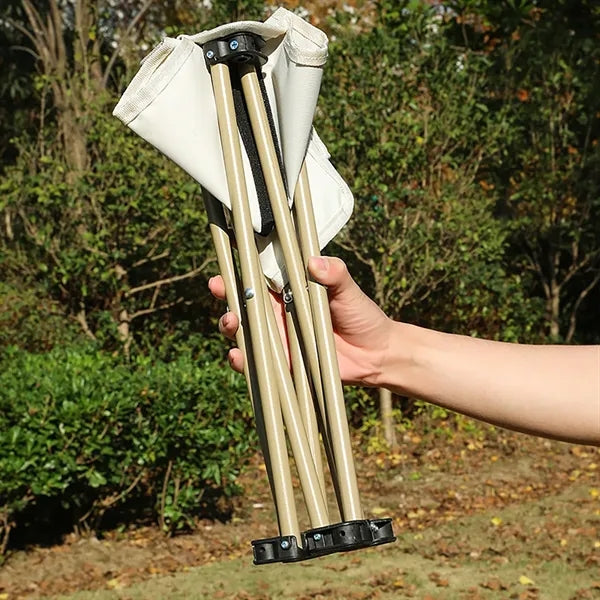Portable Folding Stool With Storage Bag