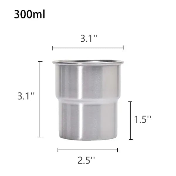 10 Oz Stainless Steel Ladder Mug