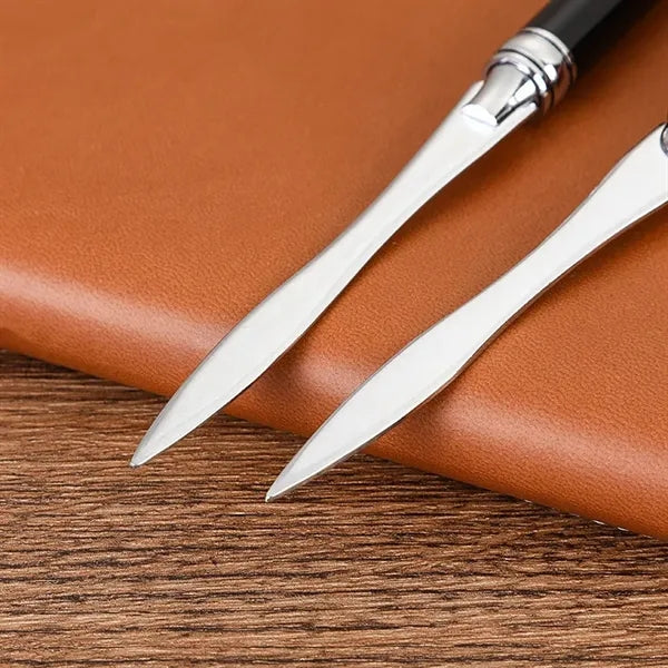 Stainless Steel Blade Letter Opener Ergonomic Grip Handle