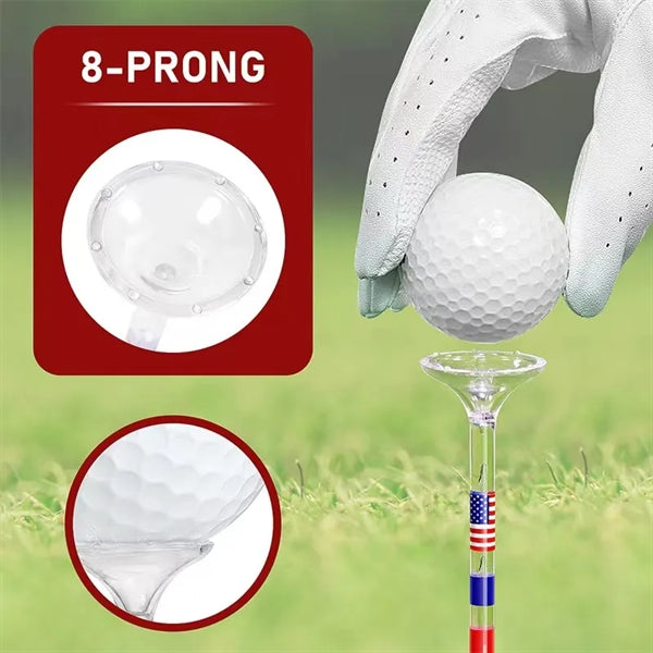 Golf peg flag tee