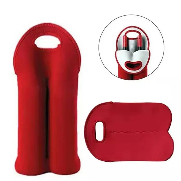 Neoprene 2 Bottles Cooler Wine bottleBag