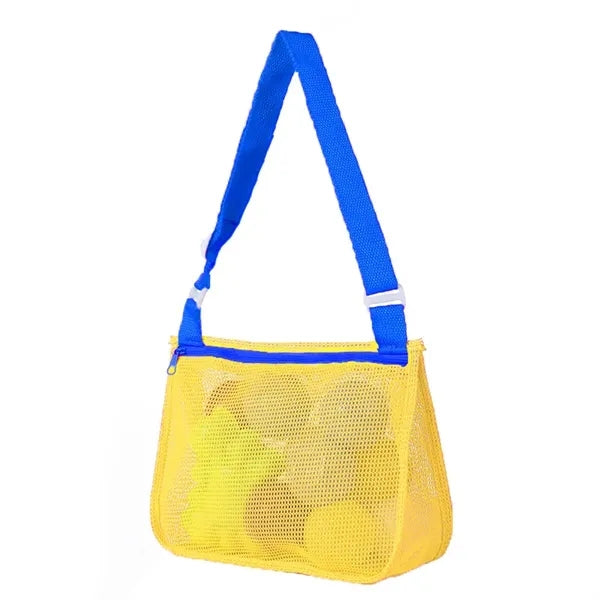 Portable Beach Mesh Bag Single Shoulder Backpack