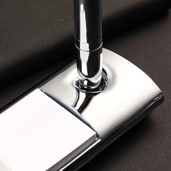 Maglev Desk Metal Ballpoint Pen With Sticky Notes Base
