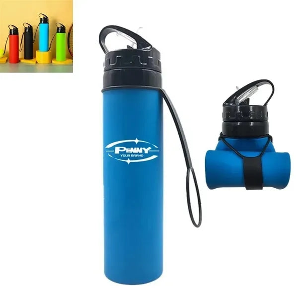 20oz Silicone Collapsible Cup Folding Sports Water Bottle