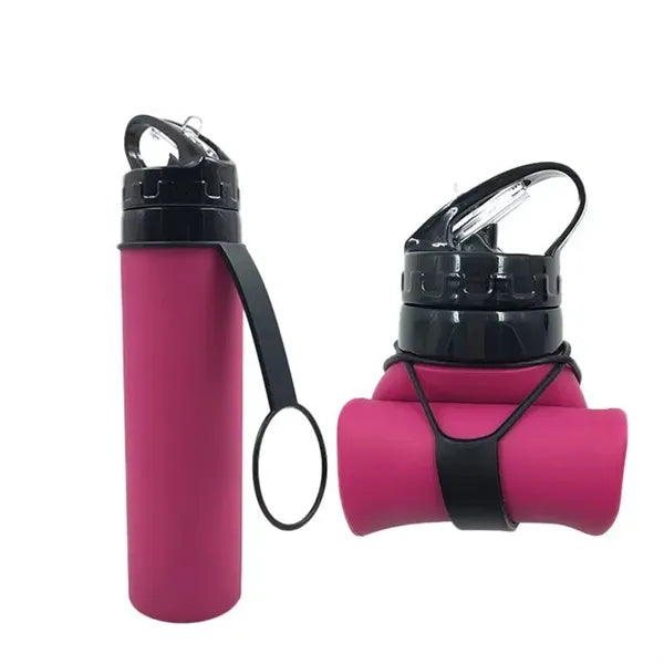 20oz Silicone Collapsible Cup Folding Sports Water Bottle
