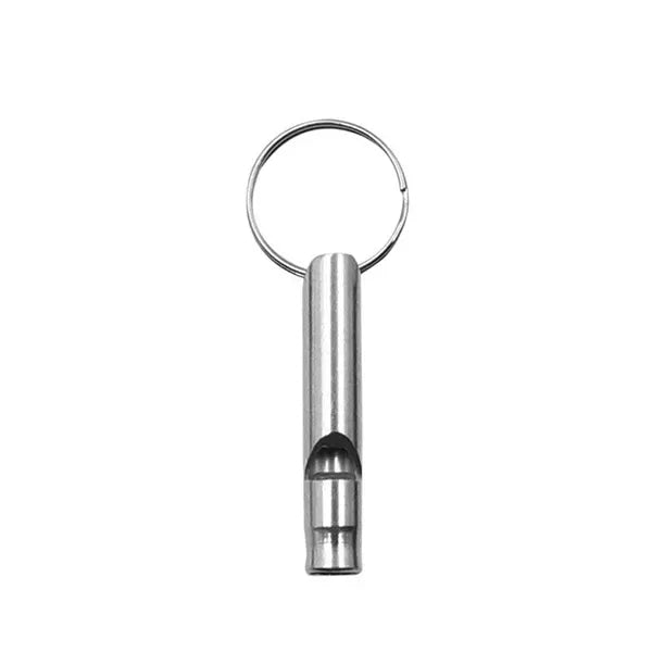 Aluminum Alloy Whistles With Key Chains