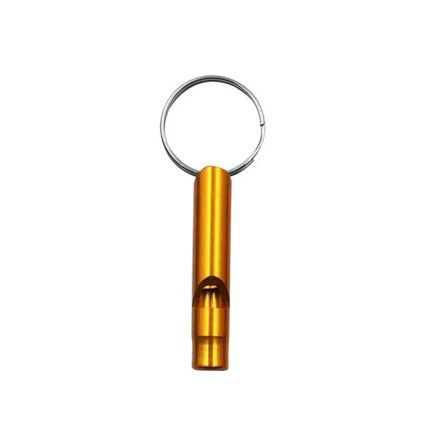 Aluminum Alloy Whistles With Key Chains