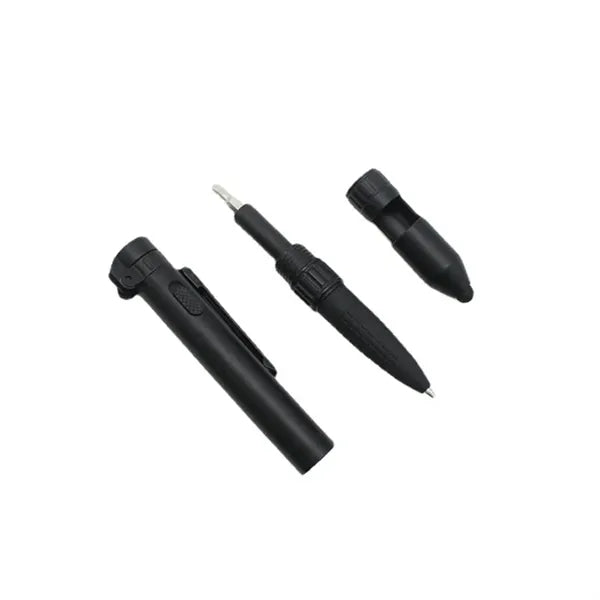 7-in-1 Ball Pen With Compass LED Light Stylus Phone Holder