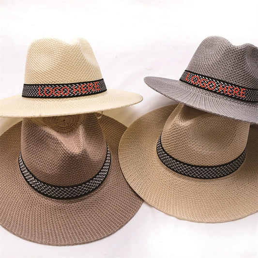Unisex Sun Visor Straw Hat