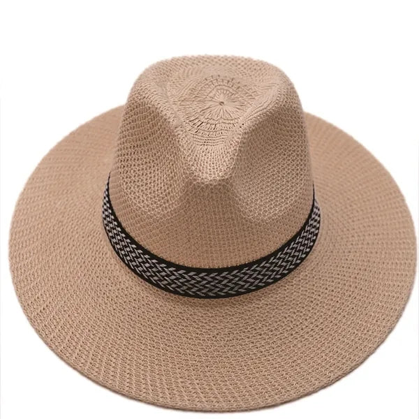 Unisex Sun Visor Straw Hat