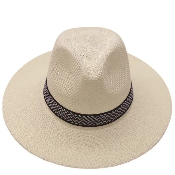 Unisex Sun Visor Straw Hat