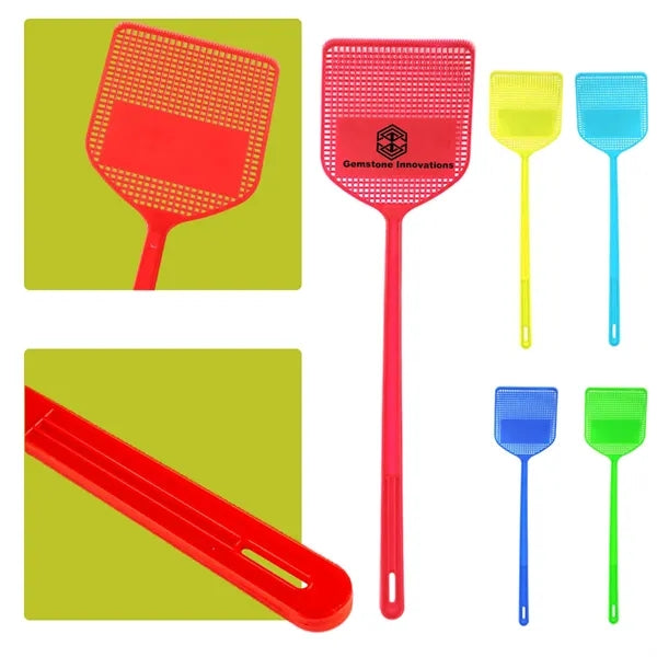 Manual Flexible Plastic Fly Swatter for Indoors and Outdoor