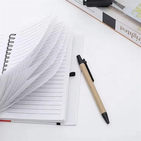 Hardcover Journal with Paper Pen