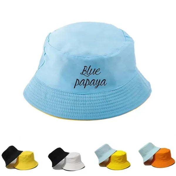 Solid Double Side Bucket Hat