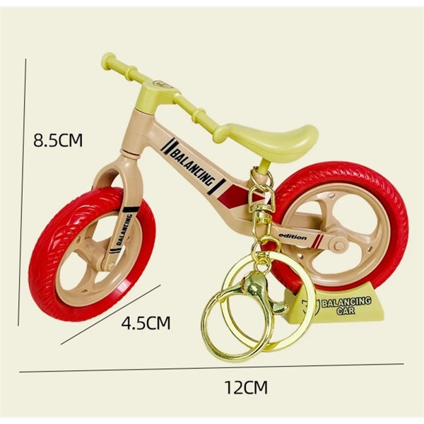 Alloy Plastic Detachable Assembly Bicycle Key Chain