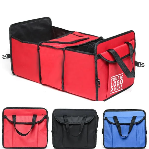 Foldable Car Trunk Organizer Storage Cooler Bag