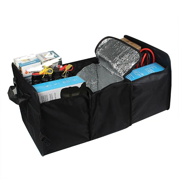 Collapsible Car Trunk Organizer Storage Cooler Bag