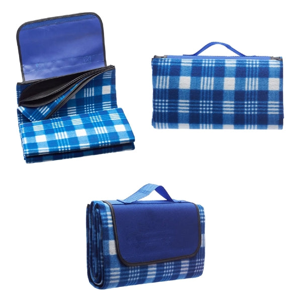 Fleece Roll-Up Travel Blanket