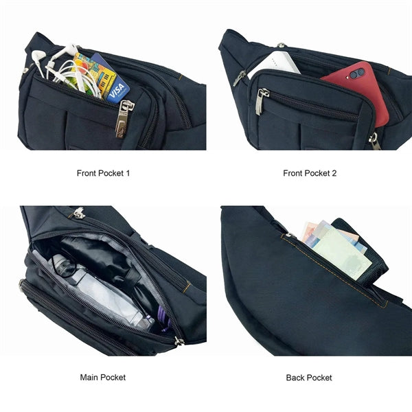 Plus Size Adjustable Fanny Pack For Traveling