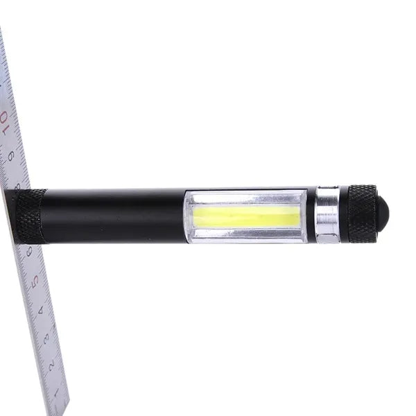 Outdoor COB Magnet Pen Shape Flashlight Work Lamp With Clip