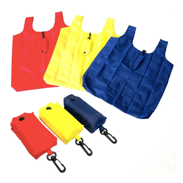 Waterproof Foldable Shopping Bag with Hook