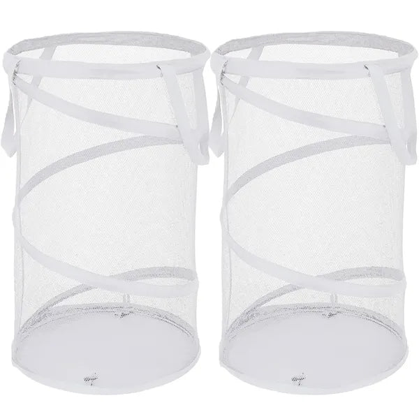 Large Collapsible Mesh Laundry Basket