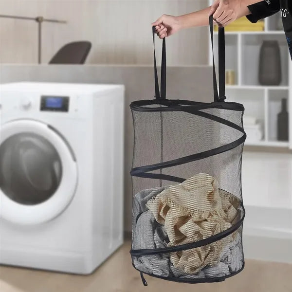 Large Collapsible Mesh Laundry Basket