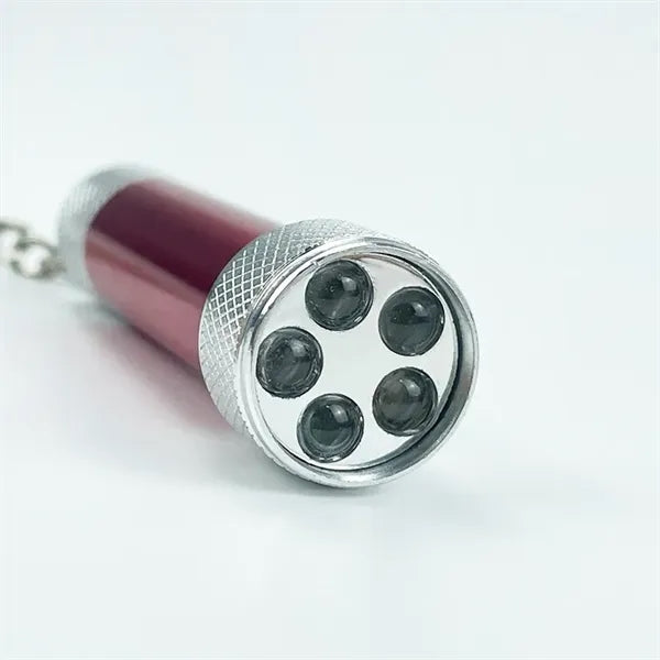 5 Bulbs LED Mini Torch Flashlights Keychain Pocket Lamp