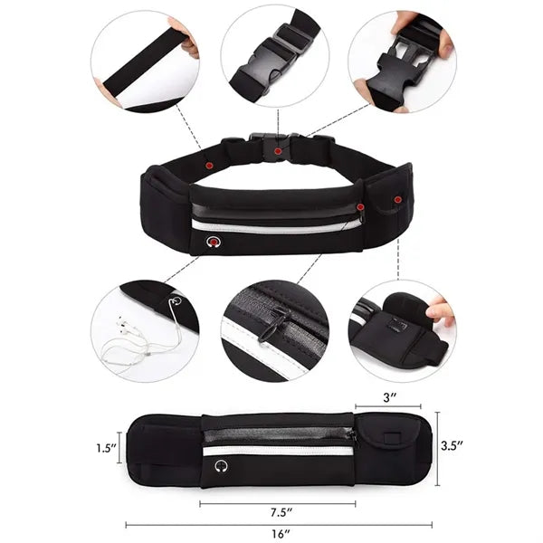Running Adjustable Waterproof Fanny Pack
