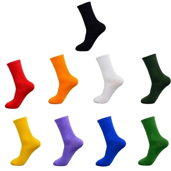 Weave Cotton Athletic Crew Socks