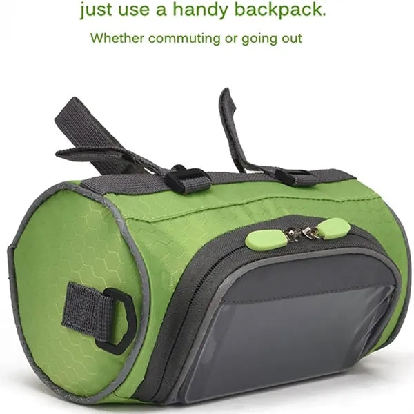 Outdoor Large Capacity Bike Bag With Touch Screen