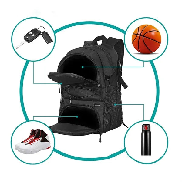 Outdoor Sports Gear Baseball Basketball Shoulder Backpack