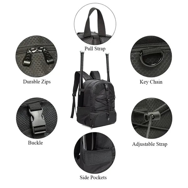 Outdoor Sports Gear Baseball Basketball Shoulder Backpack