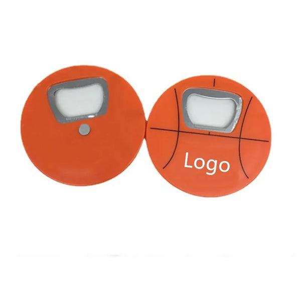Magnetic bottle opener with ball shapes